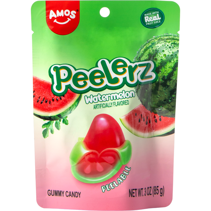 Amos Peelerz Watermelon 3 oz- 24 Count