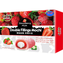 Bamboo House Double Filling Mochi Strawberry Milk 6.3 oz- 24 Count