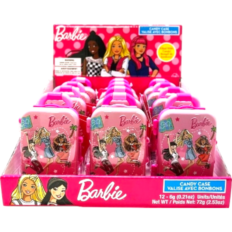 Barbie Suitcase with Candy 12 Count