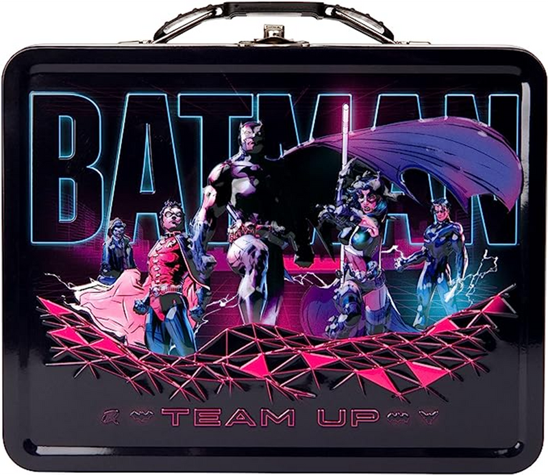 Batman Neon Out Run Tin Lunch Box