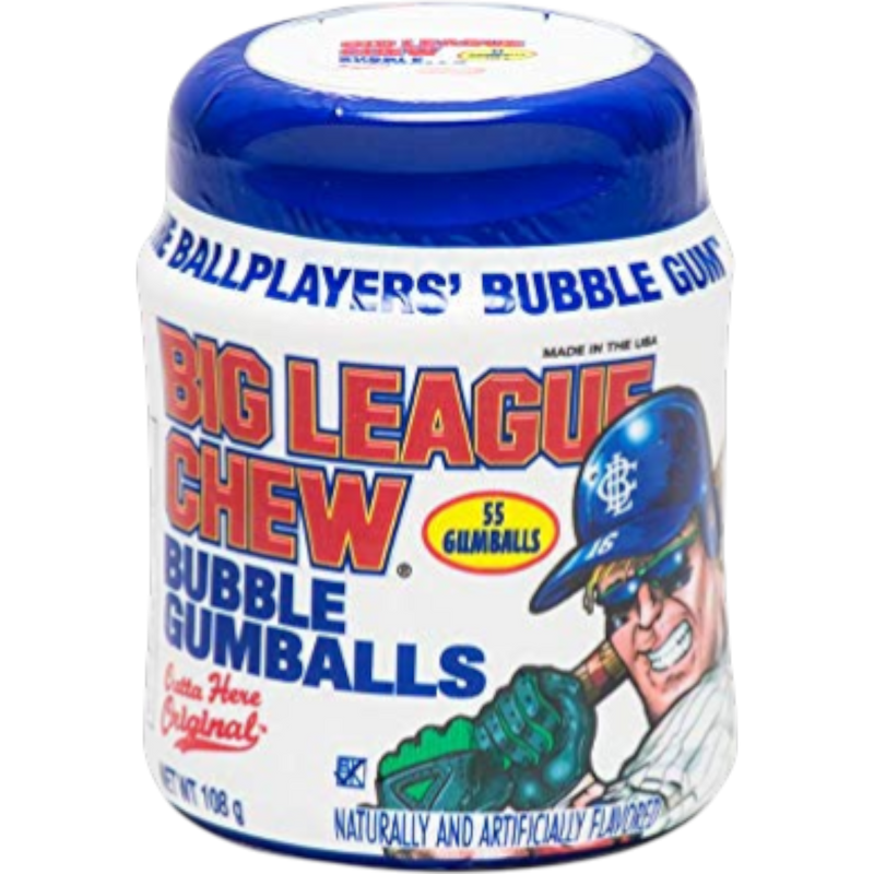 Big League Chew Outta Here Original Gumballs Mini Cup 6 Count