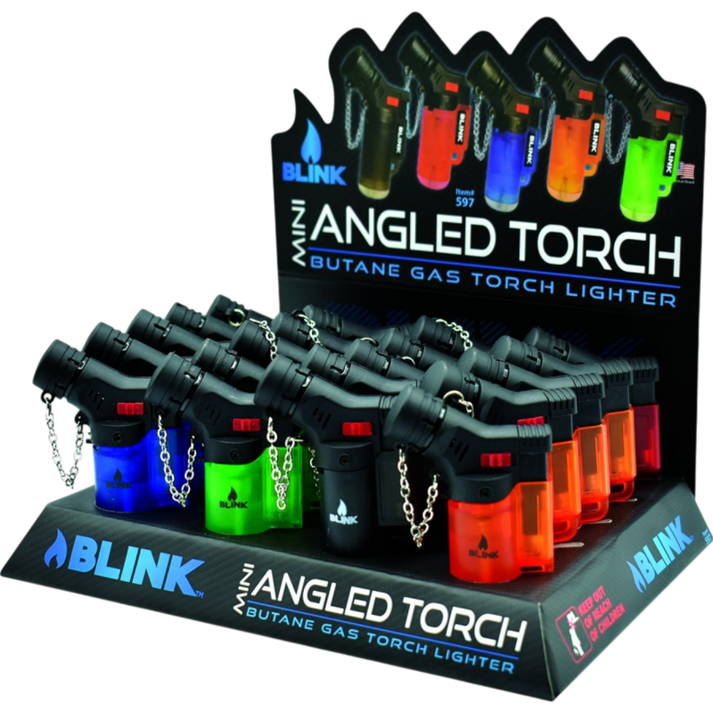 Blink Mini Torch Angled Lighter 20 Count
