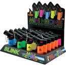 Blink Mini Torch Neon Angled Lighter 20 Count