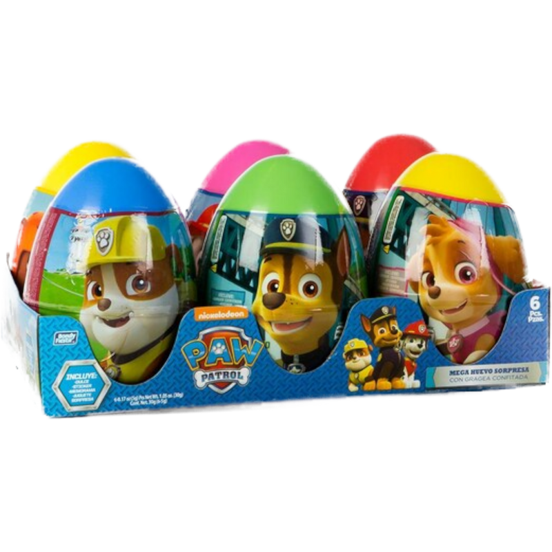 Bondy Paw Patrol Egg 6 Count