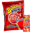 Bubbaloo Xtreme Mora Fresa Lollipop 20 Count