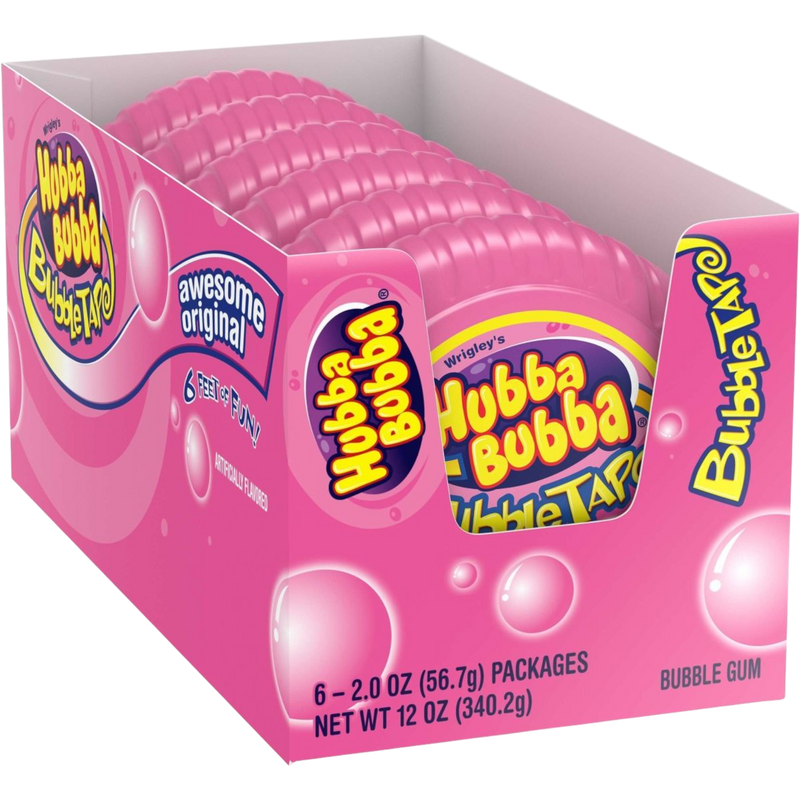 Hubba Bubble Bubble Tape Original 6 Count