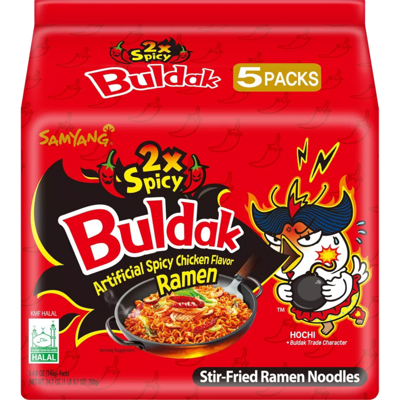 Samyang Buldak 2x Spicy Ramen 5 Count