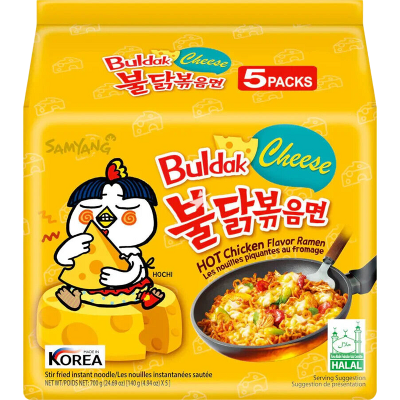 Samyang Cheese Spicy Ramen 5 Count