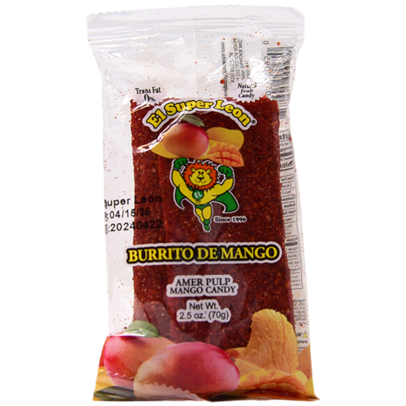 El Super Leon Burritos de Mango 24 Count | Cow Crack Wholesale El Super Leon Burritos de Mango 24 Count | Cow Crack Wholesale