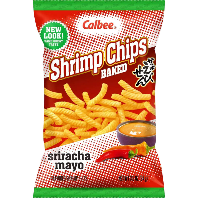 Calbee Shrimp Sriracha Mayo Chips 12 Count