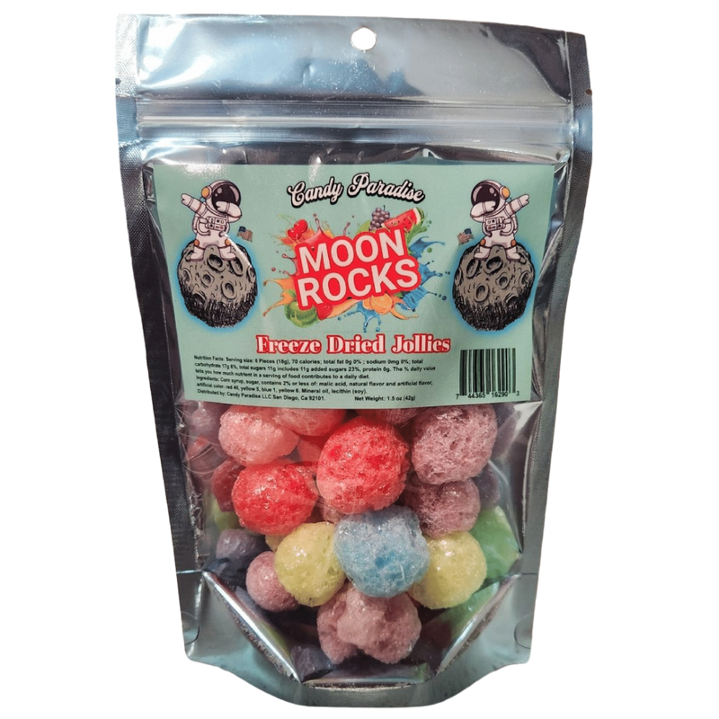 Candy Paradise Moon Rocks Freeze Dried Jollies 1.8 oz