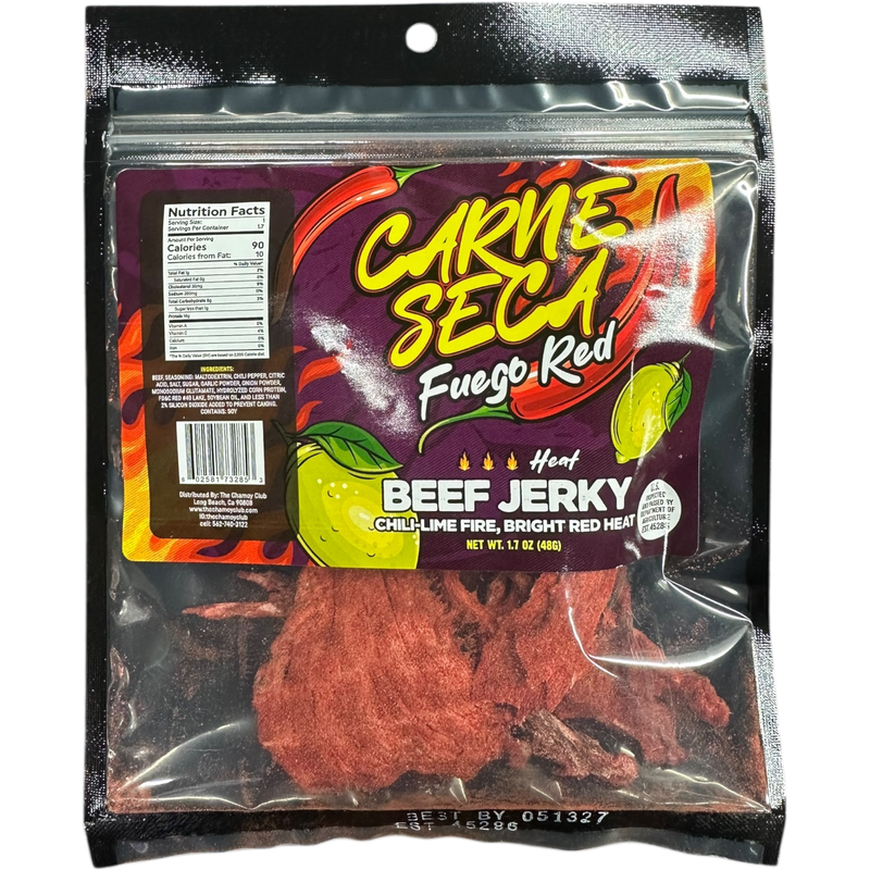 Carne Seca Fuego Red Beef Jerky 1.7 oz