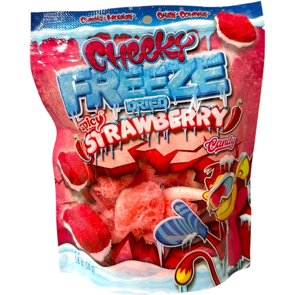 Cheeky Monkey Freeze Dried Spicy Strawberry | Cow Crack Wholesale