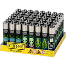 Clipper Lighter Alien Leaves 48 Count