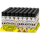 Clipper Lighter Mexican Skull 48 Count