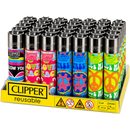 Clipper Lighter Psychedelic Hippie 48 Count