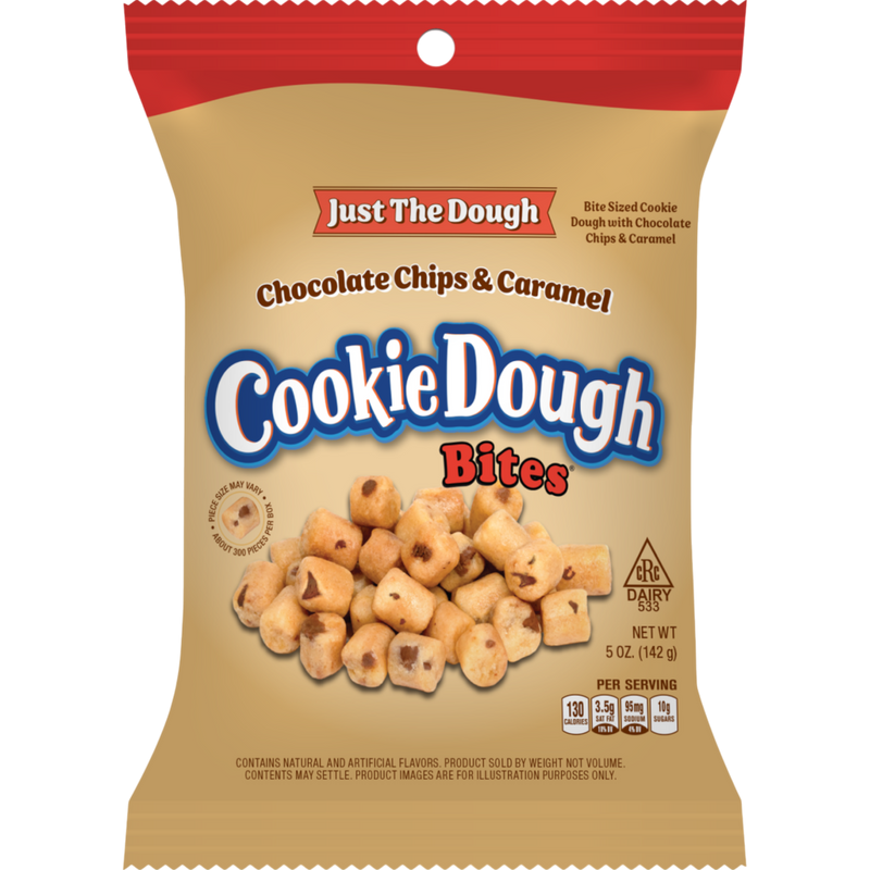 Cookie Dough Bites Just the Dough Chocolate Chip & Caramel 12 Count