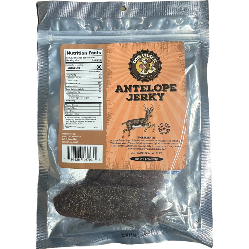 Cow Crack Antelope Jerky 1.75 oz