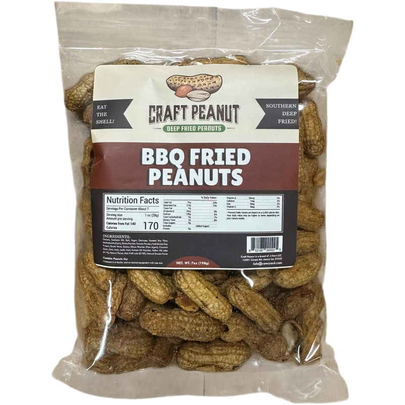 Craft Peanut BBQ Fried Peanuts 7 oz