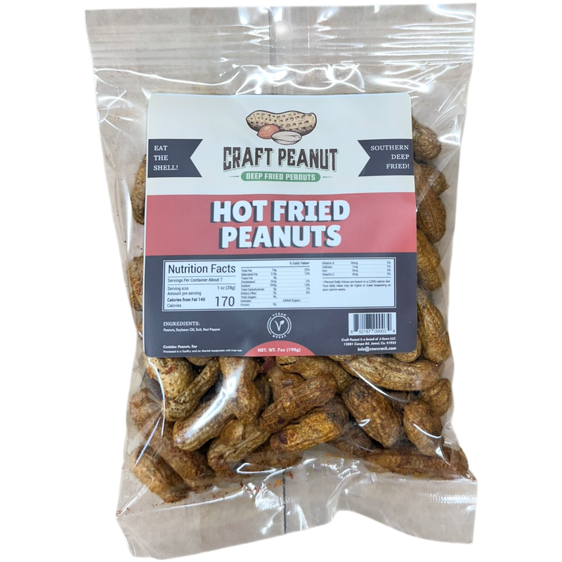 Craft Peanut Hot Fried Peanuts 7 oz