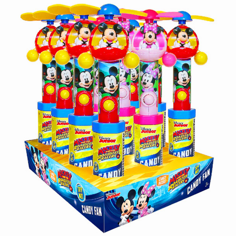 Disney Mickey Mouse Clubhouse Helicopter Fan With Candy 12 Count
