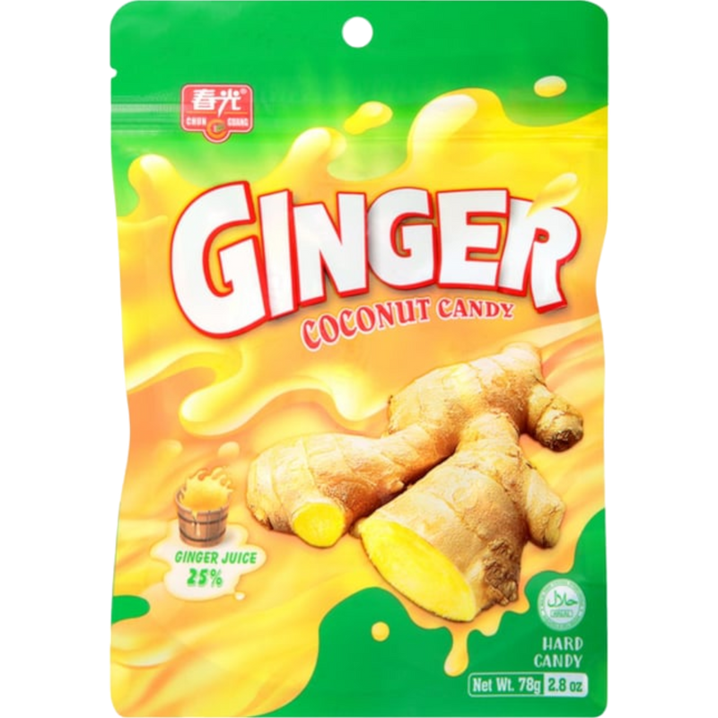 Chun Guang Ginger Coconut Candy 6 Count