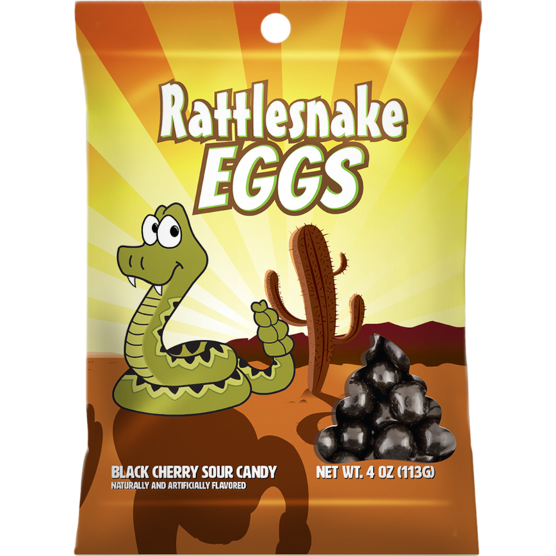 Rattlesnake Eggs Black Cherry Sours 12 Count