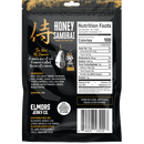 Elmor's Honey Samurai Korean Style Beef Jerky back of bag