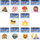I Heart Emoji Stickers Assorted 50 Count