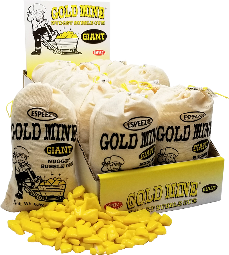 Gold Mine Giant Gum 12 Count
