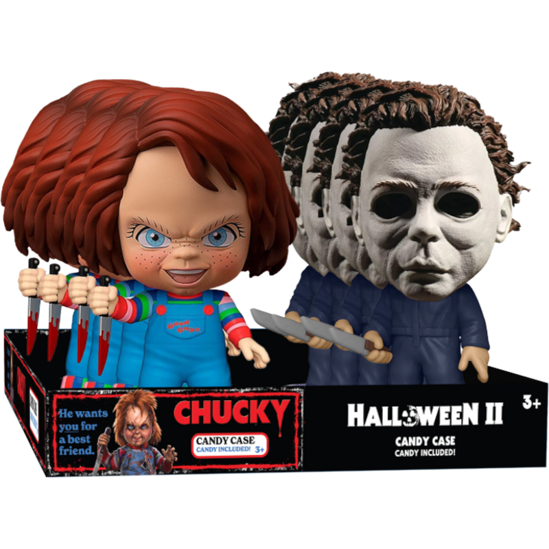 Universal Chucky & Michael Myers Candy Case 8 Count