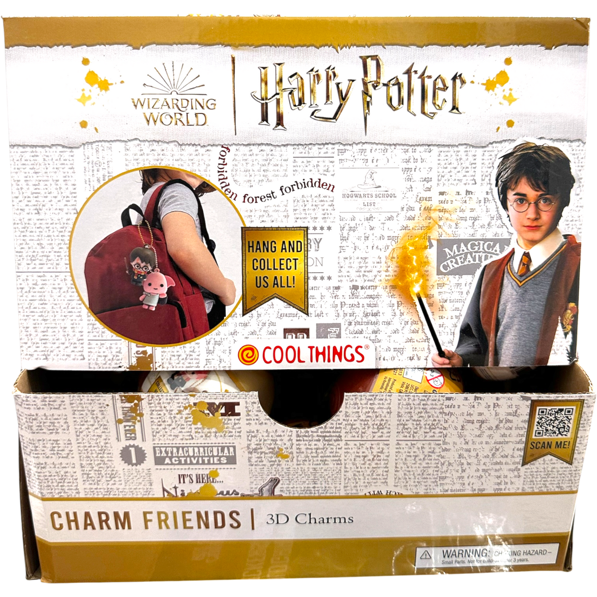 Harry Potter 3D Charm 36 Count | Cow Crack Wholesale