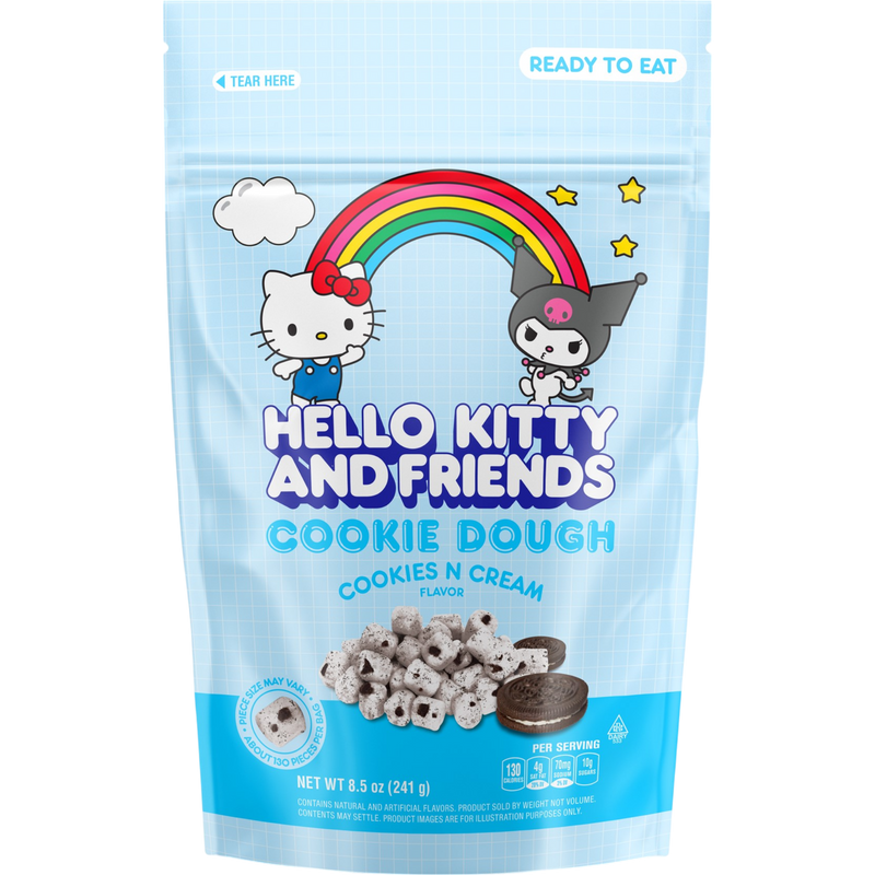 Hello Kitty and Friends Cookies and Cream Cookie Dough 10 Count