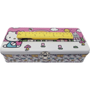 Hello Kitty Large Storage Box Tin With Ruler Handle