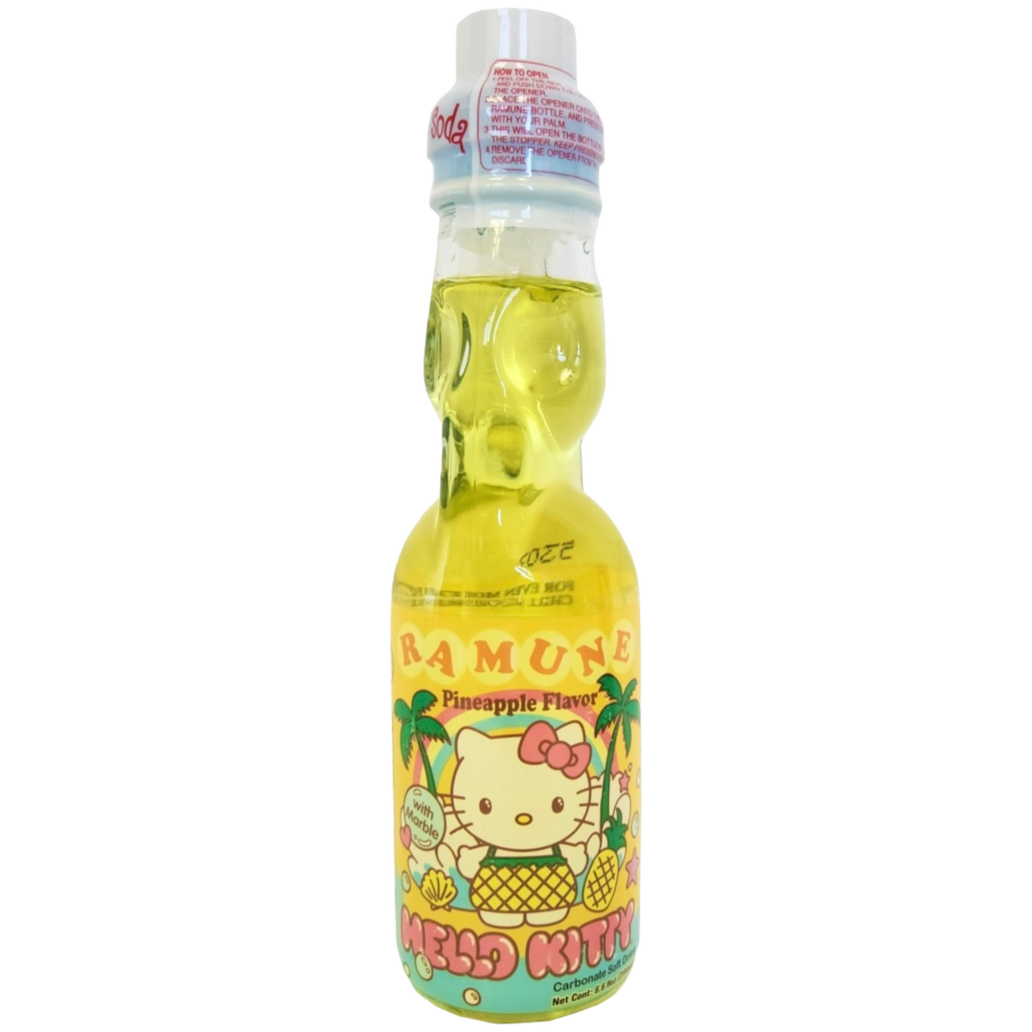 Hello Kitty Pineapple Ramune 30 Count | Cow Crack Wholesale