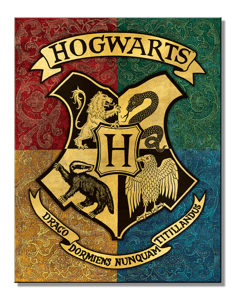Harry Potter Hogwarts Tin Sign