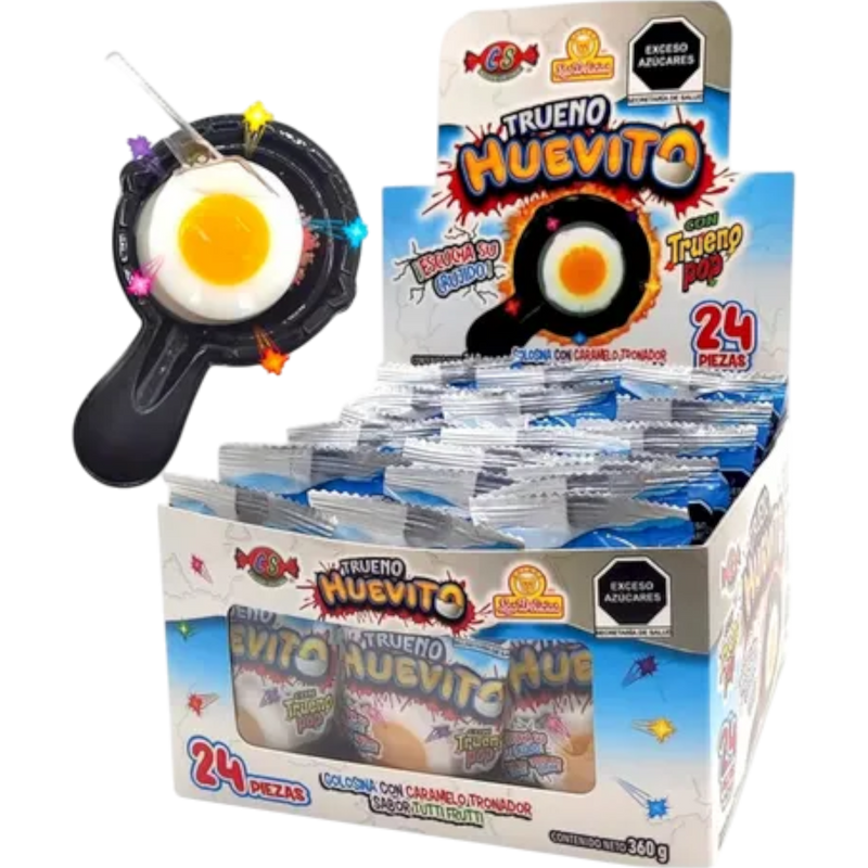 Ahuevito Las Delicias Trueno Huevito 24 Count | Cow Crack Wholesale