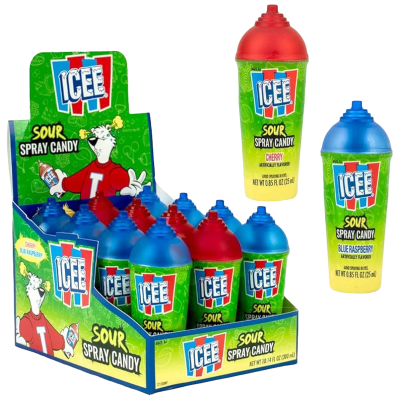 Icee Sour Spray Candy 12 Count