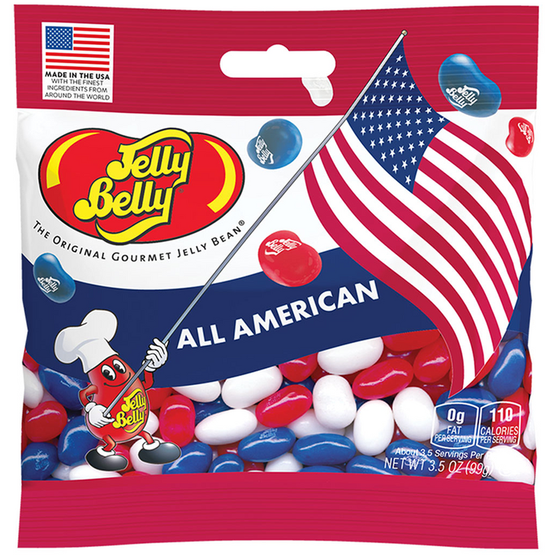 Jelly Belly All American Mix 3.5 oz 12 Count
