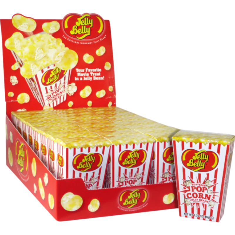 Jelly Belly Buttered Popcorn Box 24 Count