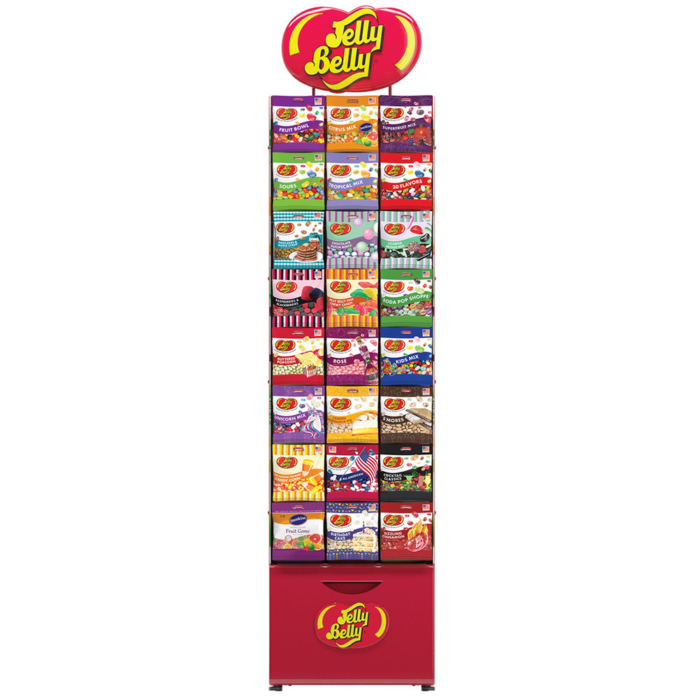 Jelly Belly Display Rack | Cow Crack Wholesale