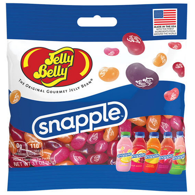Jelly Belly Snapple Mix 3.1 oz 12 Count