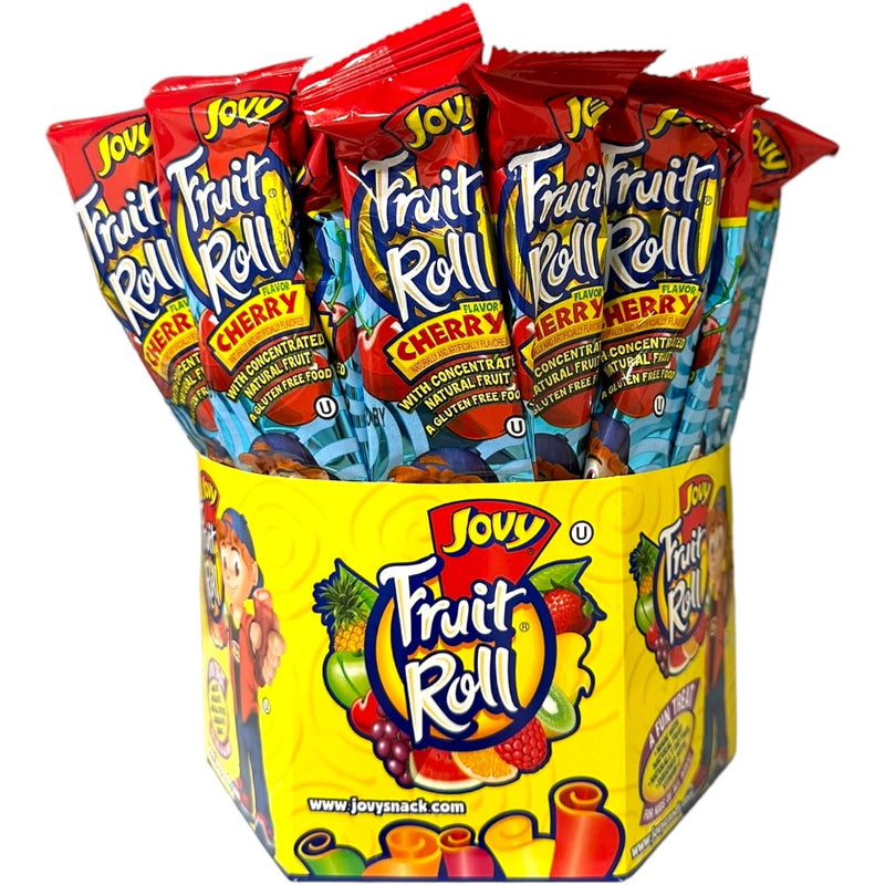 Jovy Cherry Fruit Roll 48 Count