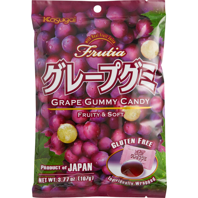 Kasugai Grape Gummy Candy 12 Count
