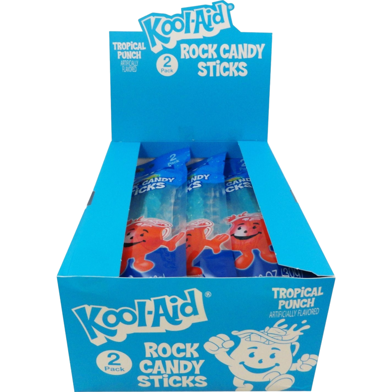 Kool-Aid Tropical Punch Rock Candy 12 Count