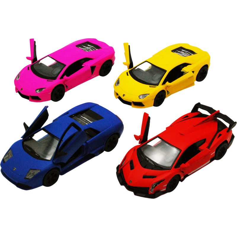 Kinsmart Matte Lamborghini Assortment 1/36 Scale 12 Count
