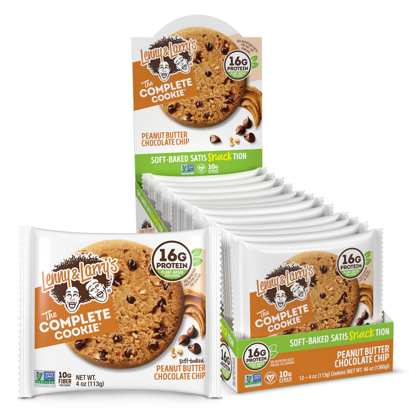 Lenny & Larry's Peanut Butter Chocolate Chip Cookie 12 Count