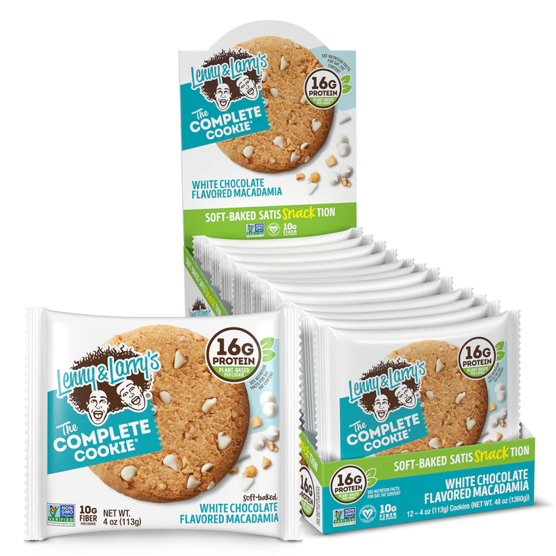 Lenny & Larry's White Chocolate Macadamia 12 Count