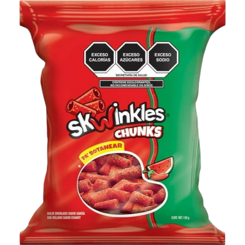 Lucas Skwinkles Chunks Watermelon 12 Count