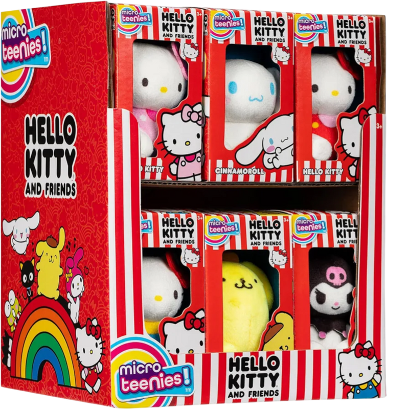 Hello Kitty and Friends Micro Teenies 18 Count | Cow Crack Wholesale